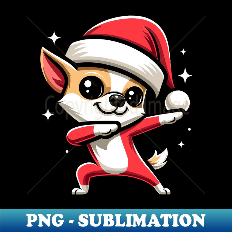 ND-6159_Chihuahua Dog Dab Pose Funny Christmas Santa Hat 0050.jpg