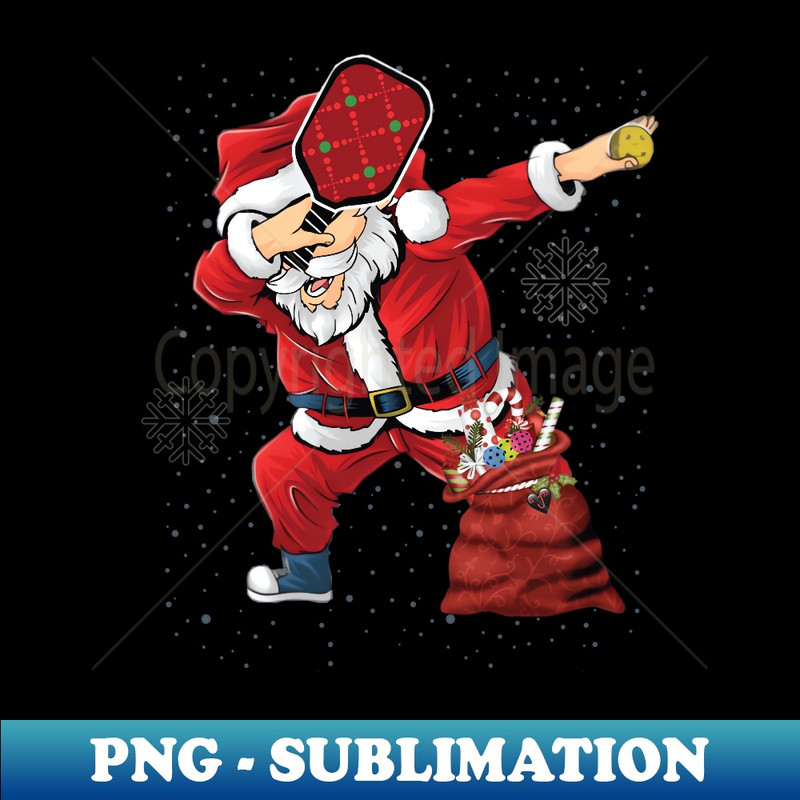 NU-11599_Funny Pickleball Christmas Santa Playing Pickleball  0199.jpg