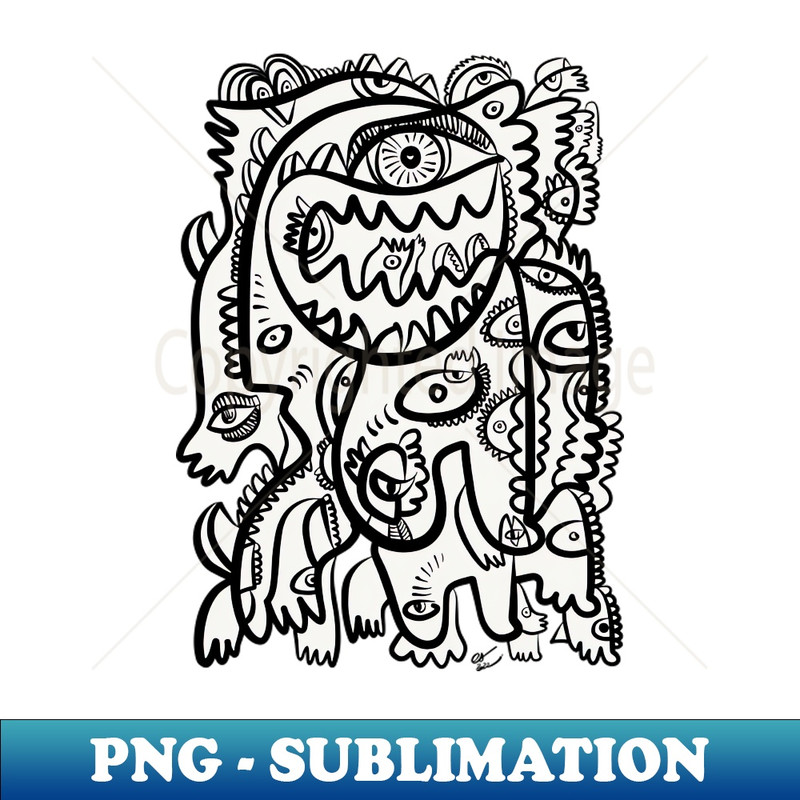 OJ-4268_Black and White Graffiti Creatures 1225.jpg