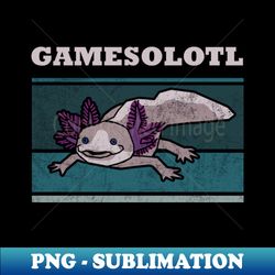 gamesolotl funny kids t-shirt axolotl questions vintage cute axolotl sayings cute axolotl lizard shirt mexican salamander walking fish - retro png sublimation digital download - bring your designs to life