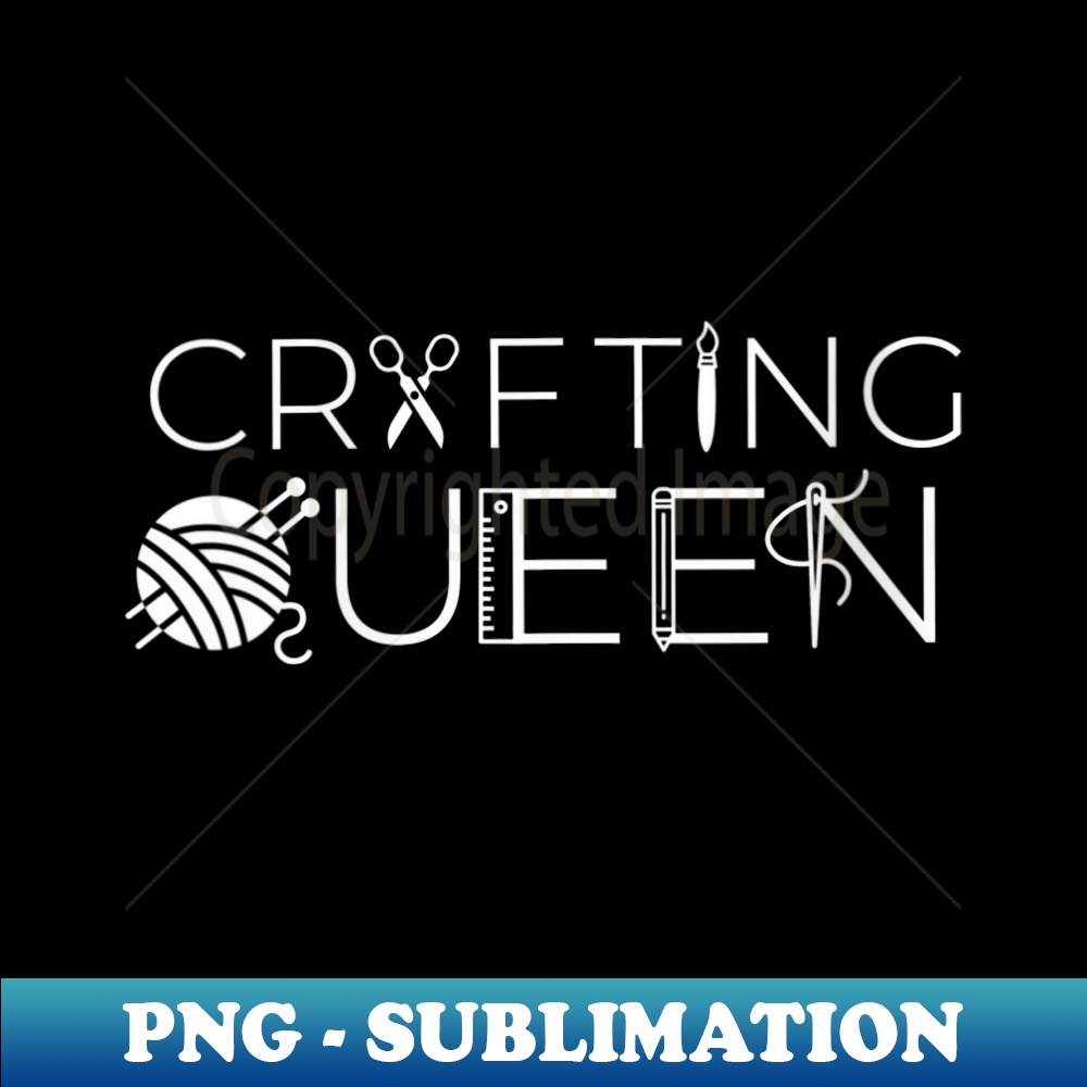 OX-24033_s Crafting Queen funny crafter craft maker lover artist 0548.jpg