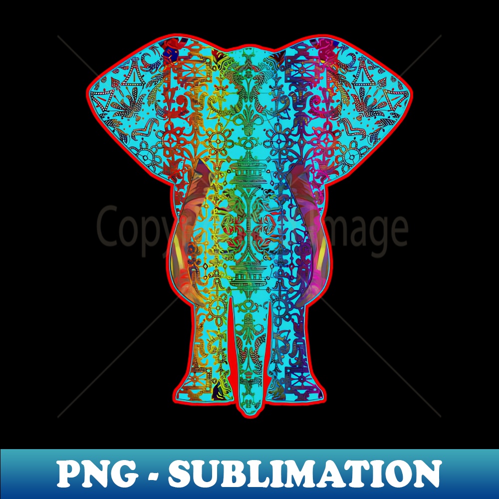 PC-22924_Rainbow Blue Elephant On Red V2 5730.jpg