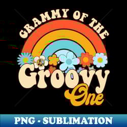 flora grammy of groovy one matching family birthday - premium sublimation digital download - perfect for sublimation art