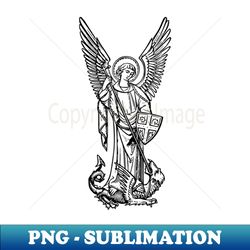 saint michel - saint michael - elegant sublimation png download - unlock vibrant sublimation designs