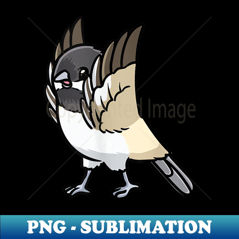 QX-4283_Black Capped Chickadee Kawaii Emoticon Bird Watching 0141.jpg