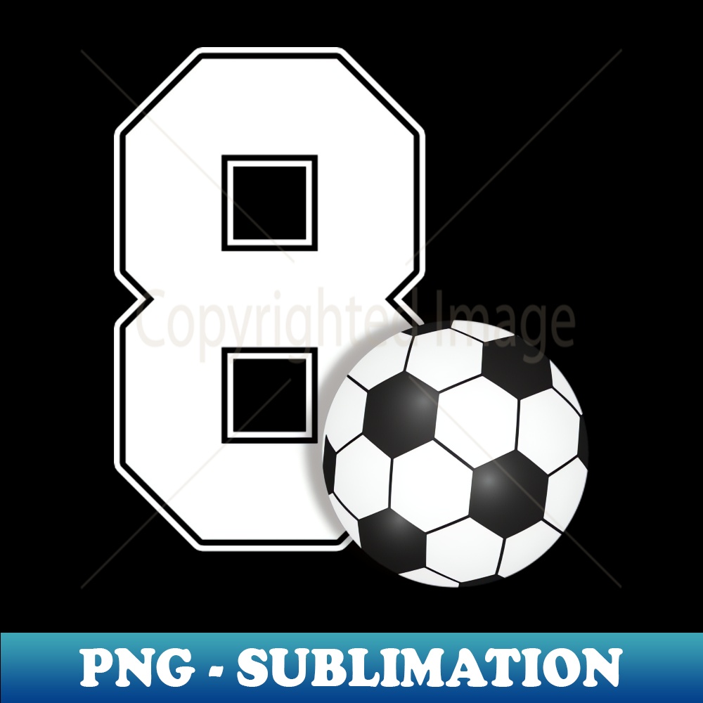 QY-4090_Birthday Shirt 8 Years Old kid Tee - All Numbers Soccer 8400.jpg