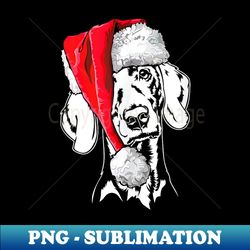funny santa weimaraner christmas dog mom dog - high-quality png sublimation download - revolutionize your designs