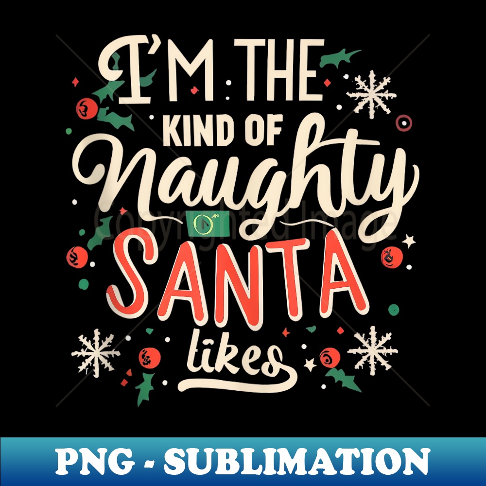 RO-24350_Santa Claus Funny I'm The Kind Of Naughty Santa Likes  0424.jpg