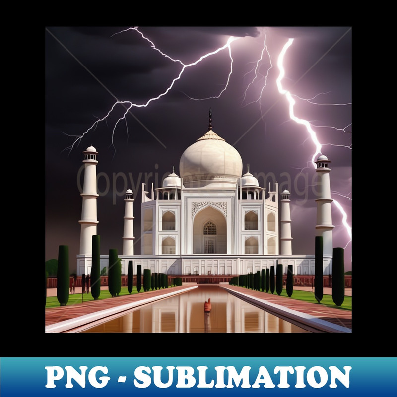 RP-15071_Iconic World Landmarks During A Thunderstorm Taj Mahal India 6230.jpg