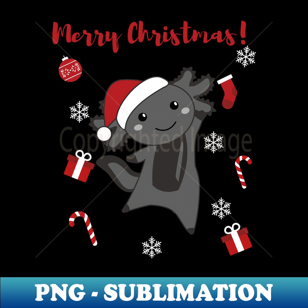 SI-2701_Axolotl Merry Christmas Santas Hat Sweet Animals Axolotls 0008.jpg