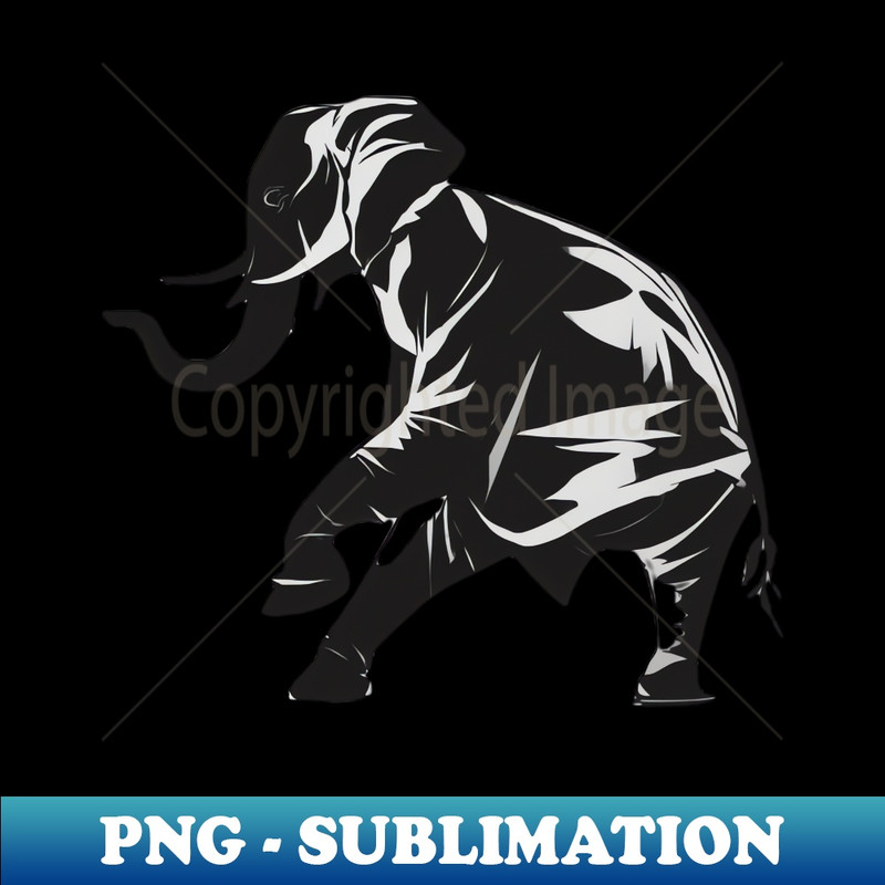SN-9838_Elephant Shadow Silhouette Anime Style Collection No 123 9102.jpg