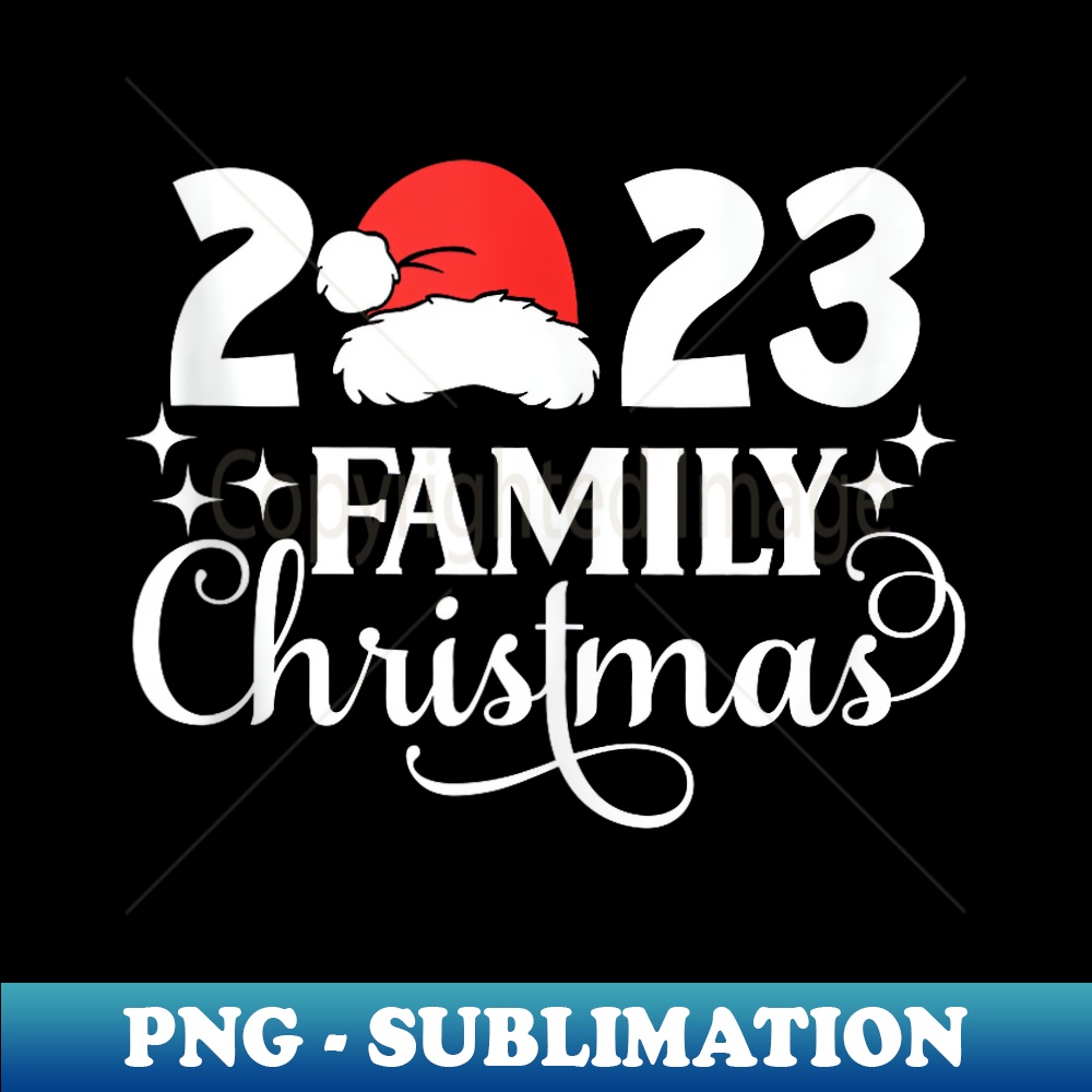 SP-156_2023 Family Christmas Funny Santa Hat Xmas Family Matching 0003.jpg