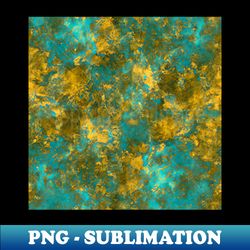 mesmerizing golden patina metal hues - png transparent sublimation design - revolutionize your designs