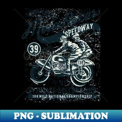 flat track motoracer - unique sublimation png download - vibrant and eye-catching typography