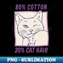 80 cotton 20hair - artistic sublimation digital file - unleash your creativity
