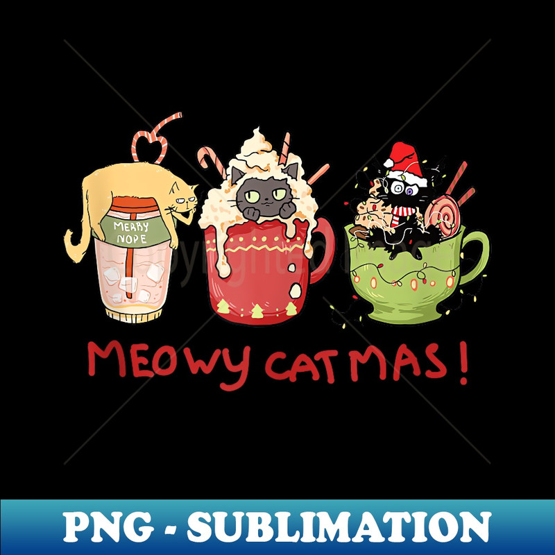 TZ-18916_Meowy Catmas Cat Christmas Cute Cats Santa Hat Xmas Drink 0292.jpg