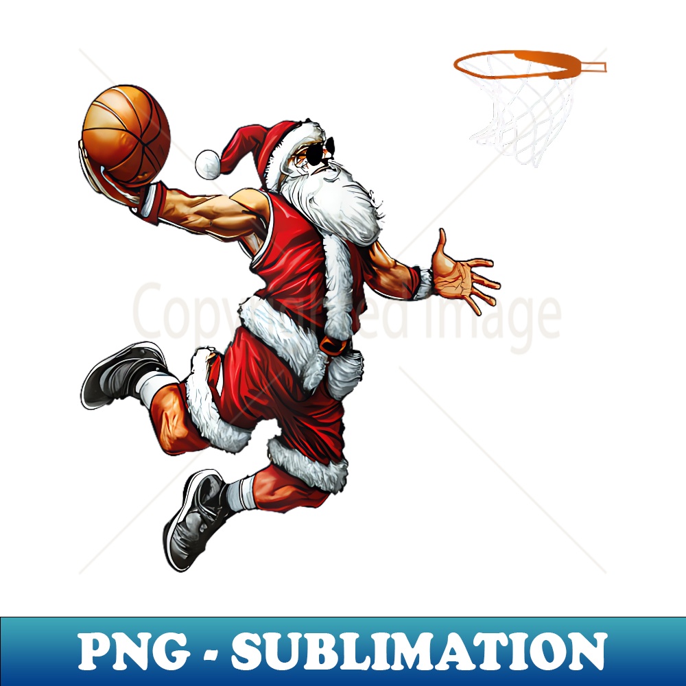 UF-24436_Santa Playing Basketball Christmas 0405.jpg