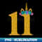 UI-16944_Kids Number 11 Year Old Unicorn 11th Birthday Girls 2692.jpg