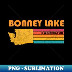 Bonney Lake Washington Vintage Distressed Souvenir - Instant Sublimation Digital Download - Add a Festive Touch to Every Day