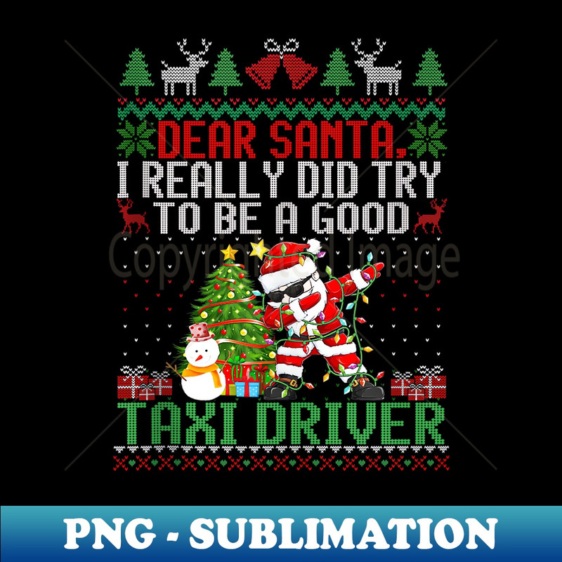 UP-11745_Funny Taxi Driver Ugly Christmas er Santa Claus Dabing  0220.jpg