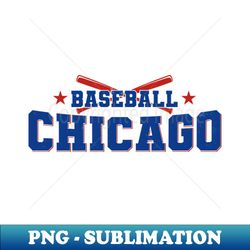 sport retro chicago baseball fan cub - modern sublimation png file - transform your sublimation creations