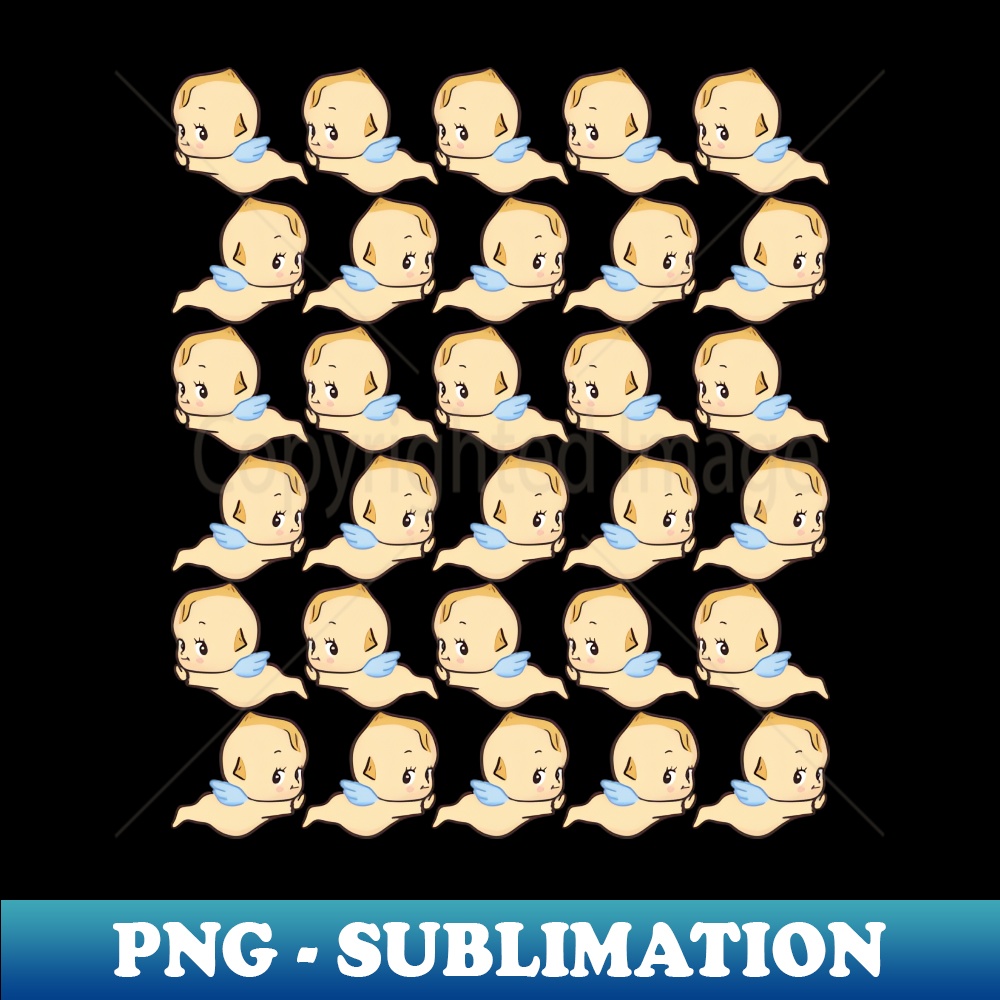 VY-7908_Cute pattern flying kewpies baby angel 8292.jpg