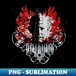 hell firery pinhead head - professional sublimation digital download - bring your designs to life