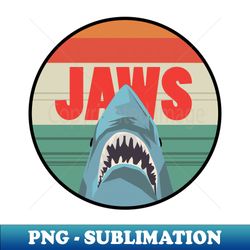 jaws 1975 vintage retro - png transparent sublimation file - perfect for sublimation art