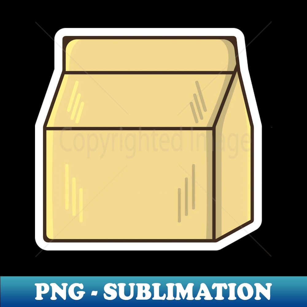 WV-8661_Delivery Paper Bag Sticker vector illustration Delivery service objects icon concept Restaurant food delivery service bag sticker design vector with sha