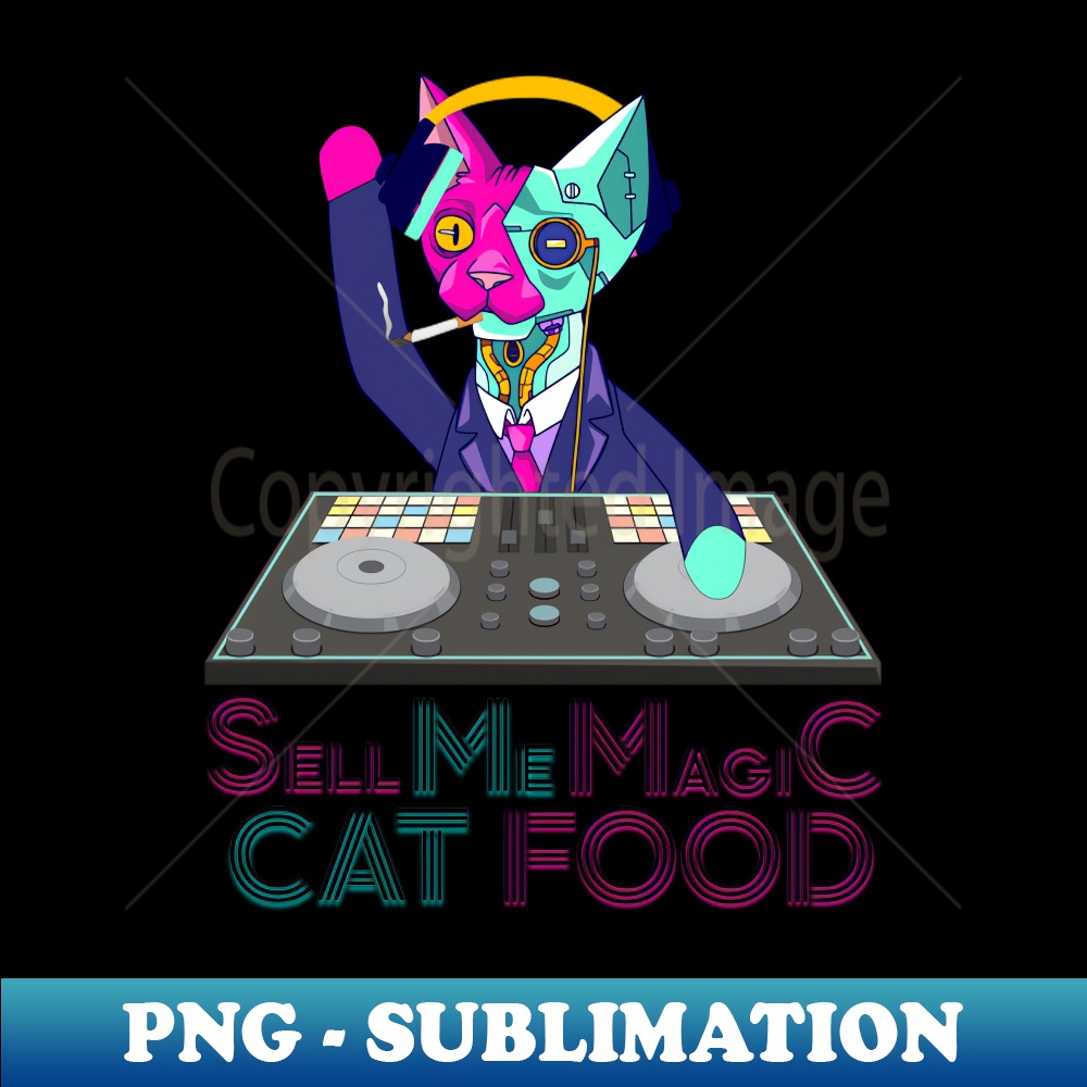 XG-24949_Sell me Magic Cat Food - Catsondrugscom - Techno Party Ibiza Rave Dance Underground Festival Spring Break  Berlin Good Vibes Trance Dance technofashion