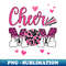 XM-6064_Cheer Mom Pink Black White Leopard Letters Cheer Pom Poms 2206.jpg