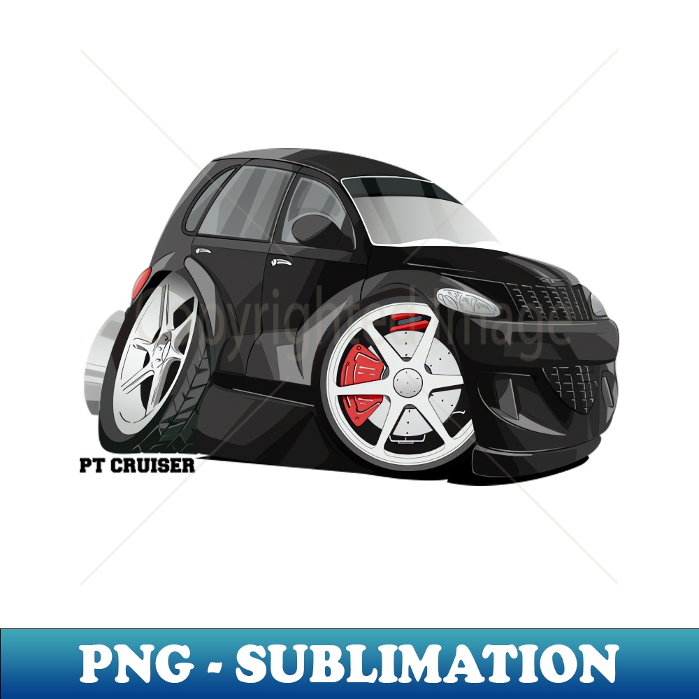 YB-22636_PT Cruiser Classic Model Black Cartoon Car Art 5059.jpg
