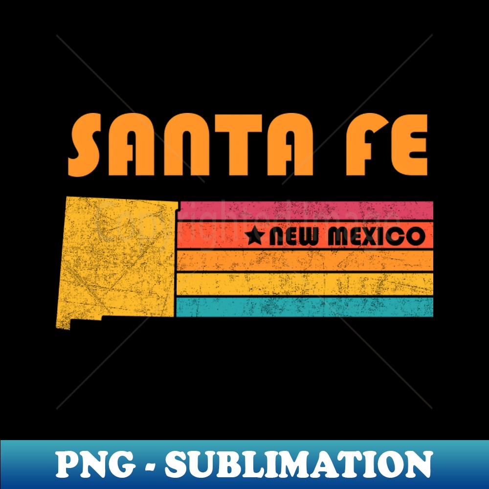 YE-24392_Santa Fe New Mexico Vintage Distressed Souvenir 7838.jpg