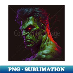 fan art hulk v2 - special edition sublimation png file - defying the norms