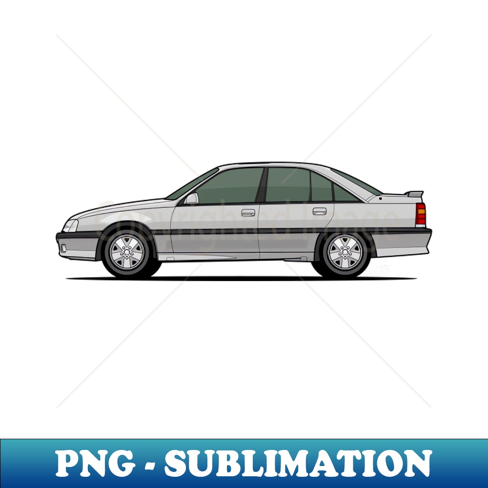 YP-29398_Vauxhall Carlton GSI side profile drawing 8425.jpg