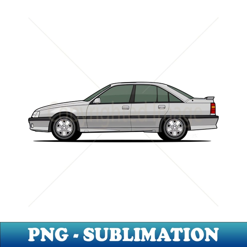 YP-29398_Vauxhall Carlton GSI side profile drawing 8425.jpg