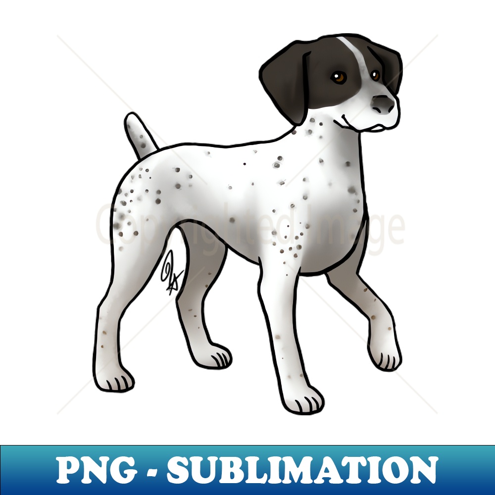 YP-9106_Dog - German Shorthaired Pointer - Black White Ticked 9631.jpg