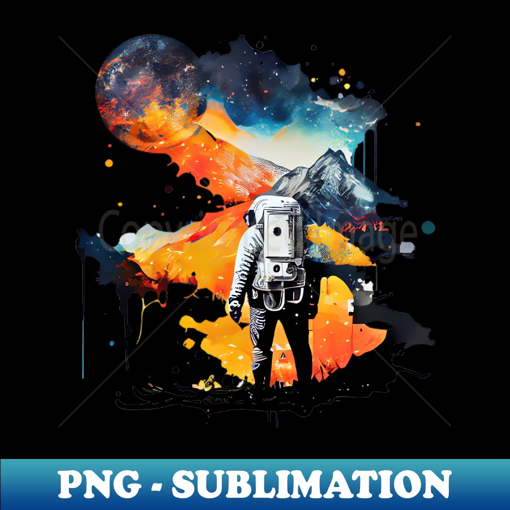 YR-10343_Fantasy Astronaut in Space watercolour print 2536.jpg
