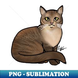 cat - british shorthair - black and white - stylish sublimation digital download - unlock vibrant sublimation designs