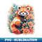 ZI-23240_Red Panda with Flowers 6509.jpg