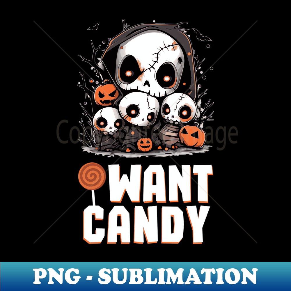 ZJ-14891_I Want candy Halloween trick or treat skulls 6885.jpg
