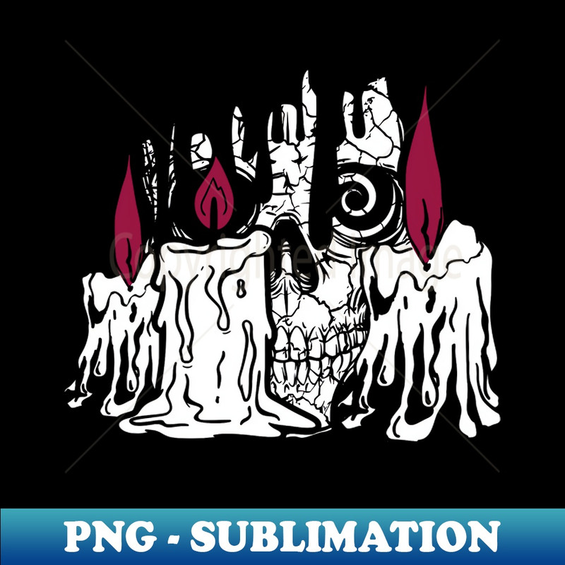ZJ-18863_Melting Candles And Skull 4806.jpg