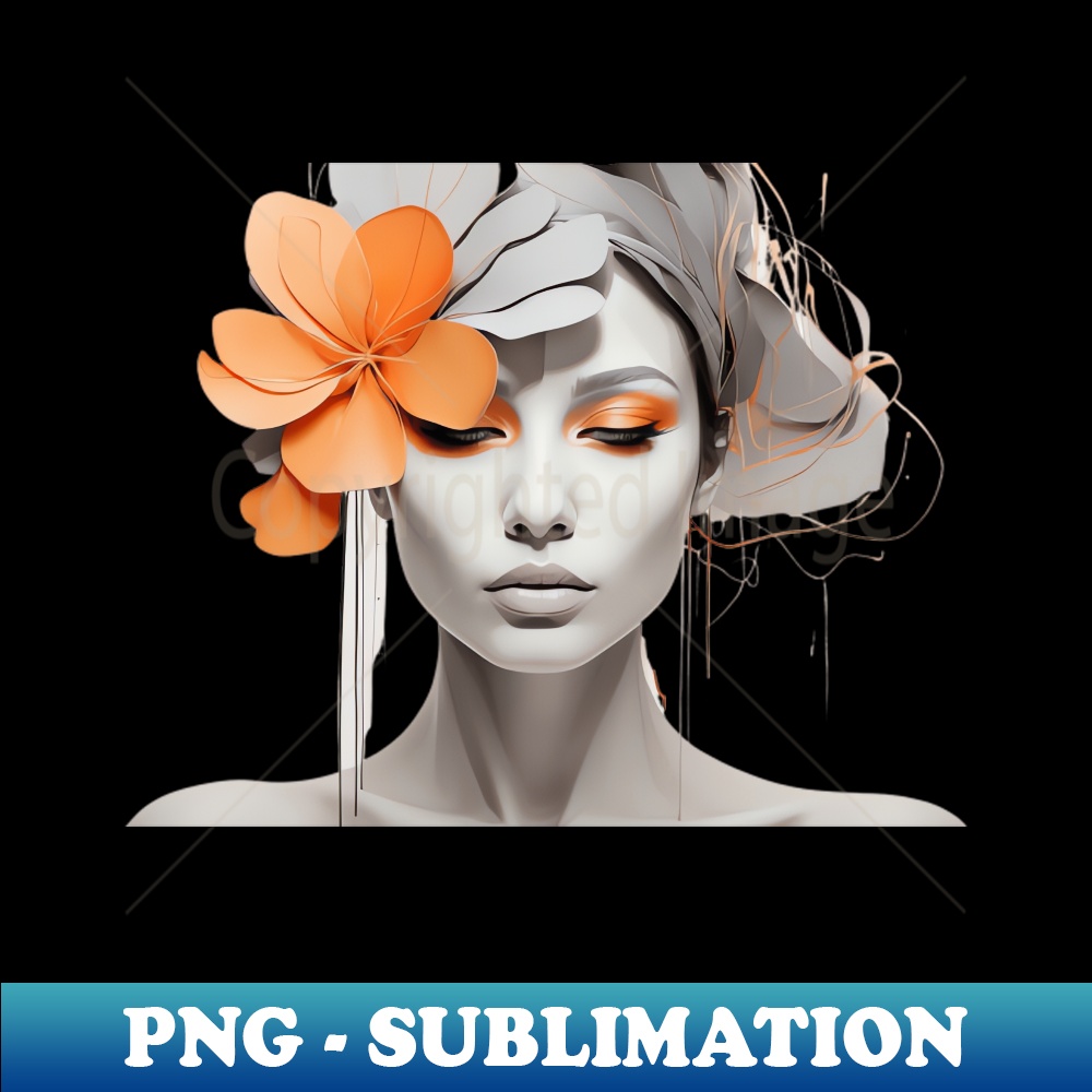 ZJ-876_a womans face with a flower on her head 8468.jpg