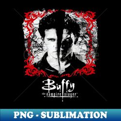 buffy the vampire slayer angel good and evil two face - special edition sublimation png file - capture imagination with every detail