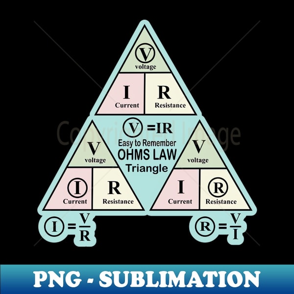 Electrical ohms Law Triangle formula Chart for Electrical En | Inspire ...