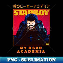 Eijiro Kirishima x STAR BOY - Instant PNG Sublimation Download - Unleash Your Inner Rebellion