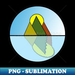 reflection - png transparent sublimation design - perfect for creative projects