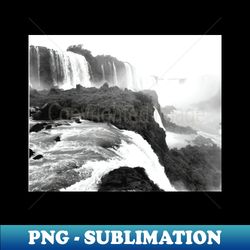 vintage photo of iguazu falls - Artistic Sublimation Digital File - Stunning Sublimation Graphics