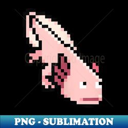 Cute Pink Axolotl Kawaii Axolotls - Exclusive PNG Sublimation Download - Transform Your Sublimation Creations