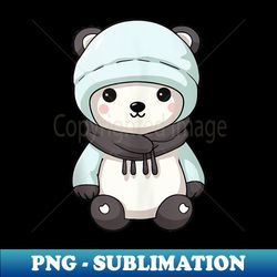 Cute Polar Bear Baby Winter Kawaii Cozy - Signature Sublimation PNG File - Unleash Your Creativity